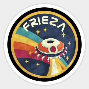 frieza  nasa Sticker